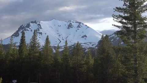 Lassen Volcanic View of the Peak Stock-Footage 90501813