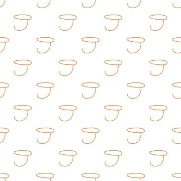 Lasso abstract seamless western pattern outline background Illustrazione stock