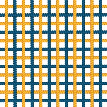 Lasso rope vector pattern background template Stock Illustration