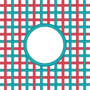 Lasso rope vector pattern background template 스톡 일러스트