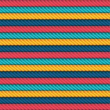 Lasso rope vector pattern background wallpaper Illustrazione stock