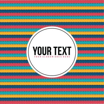 Lasso rope vector pattern background template 스톡 일러스트