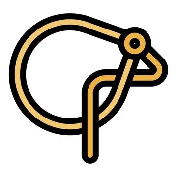 Lasso tool icon vector flat Stock Illustration