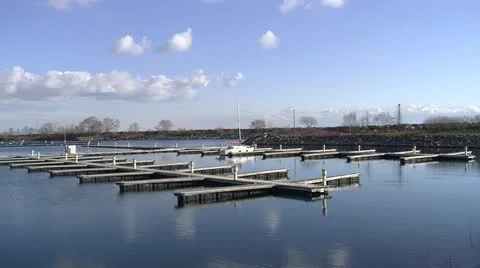 Last Boat at the Dock HD Stock Footage 12732058