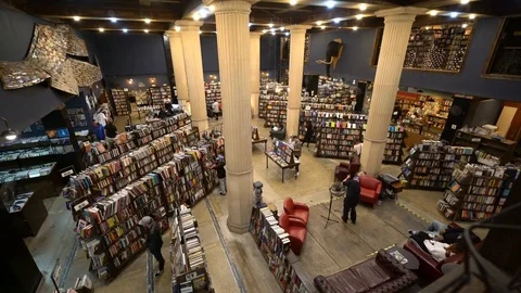 The Last Book Store Stock Footage