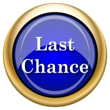 Last chance icon Stock Illustration