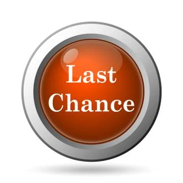 Last chance icon. internet button on white background.. Illustration
