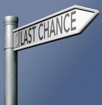 Last chance Stock Illustration