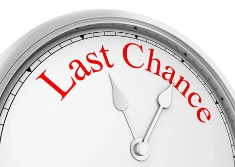 Last chance Stock Illustration