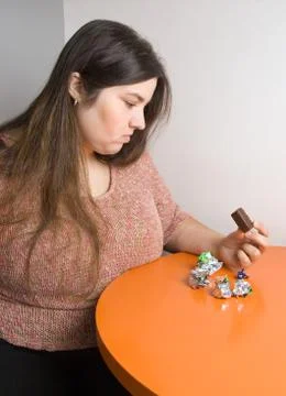 Last chocolate Stock Photos