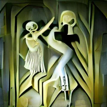 The last dance Stock Illustration