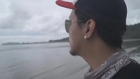 Last day at the beach Stock Footage 243095778