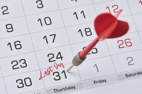 Last day concept Stock Photos