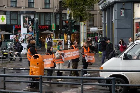 Last Generation protest, Berlin Stock Photos