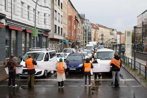 Last Generation protest, Berlin Stock Photos