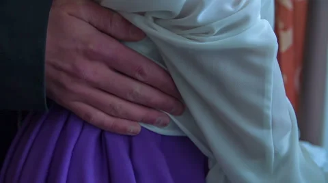 Last hug before going Vídeos de archivo 49425867