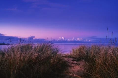 Last Light at Wynyard Stock-Fotos