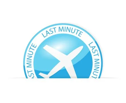 Last minute Stock Illustration