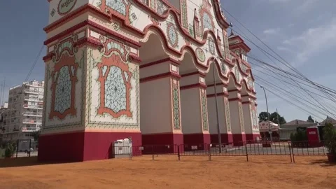 Last-minute preparations as Seville counts down to Feria de Abril, Seville, ES - Stock Footage 333124343