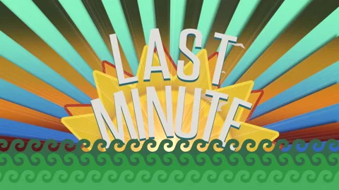 Last Minute with sun rays and waves ocean Stockbeeldmateriaal 196849991