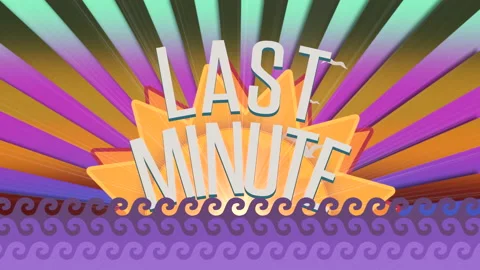 Last Minute with sun rays and waves of ocean in sunset Stockbeeldmateriaal 197492294