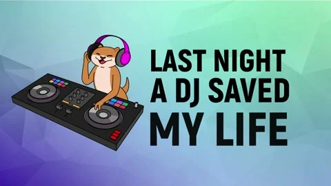 Last Night a DJ saved my life Stock Video Pond5