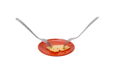 Last piece of cheese Foto stock