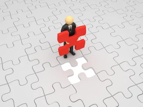 Last piece Stock Illustration