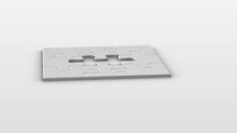 Last Piece of Puzzle Stock Footage 117399322