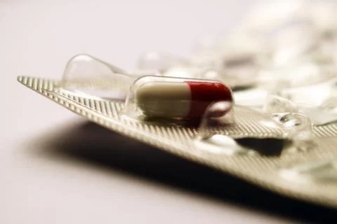 Last pill in the pack Stock Photos