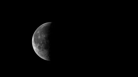 Last Quarter  Moon 動画素材 23339968
