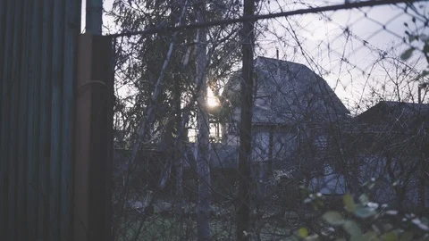 Last rays of sun of the day. Video stock 126724361