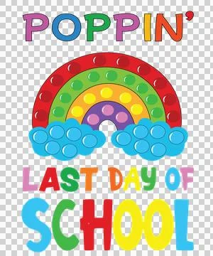 Last School Pop classroom student education back Variation A Ilustração Stock
