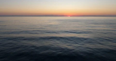 Last seconds of the sun in a special sunset Stock Footage 85950991