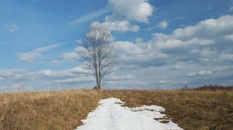 The last snow 스톡 동영상 10894735