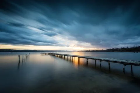 The last sunlight Stockfoto's