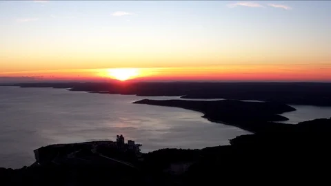 Last sunset light Stock Footage 100127565