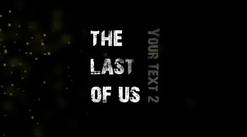 The Last of Us Inspired Title Template Stock After Effects