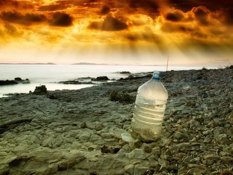 Last water Foto stock