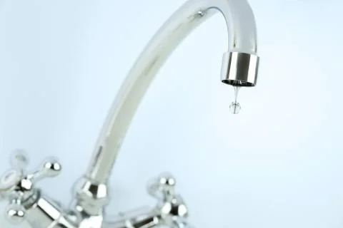The last waterdrop Stock Photos