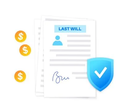 Last weel document Illustrazione stock