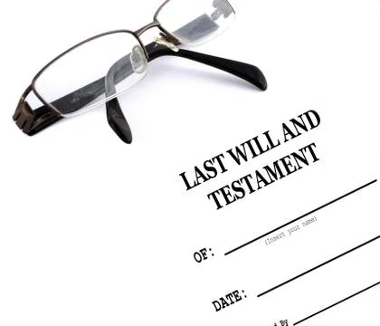 Last will and testament Stock Photos