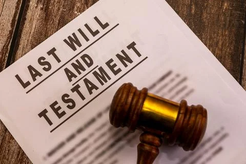Last Will and Testament Stock Photos