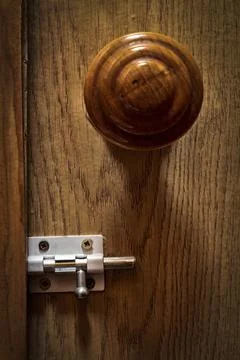 Latch on the door Stock Photos