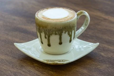 Late coffee on the table Foto stock