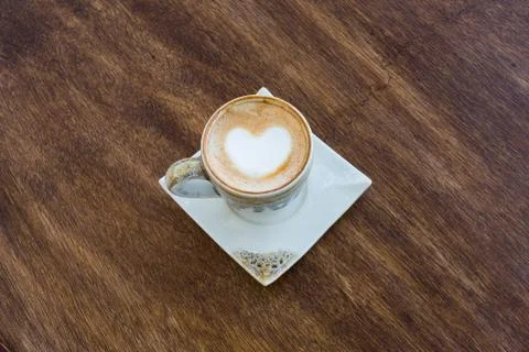 Late coffee on the table Foto stock