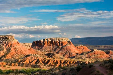 Late Day at Ghost Ranch Stock Photos