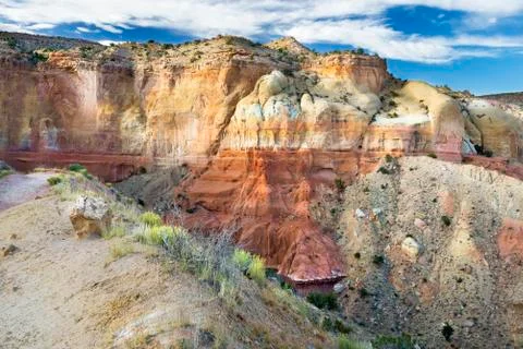 Late Day at Ghost Ranch Stock Photos