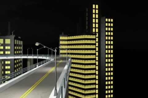 Late Drive Background Begin Video stock 10870969