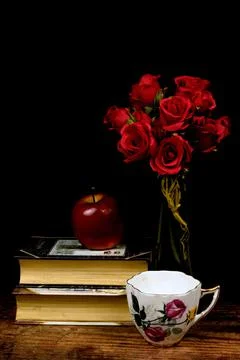 Late evening read Stock Photos